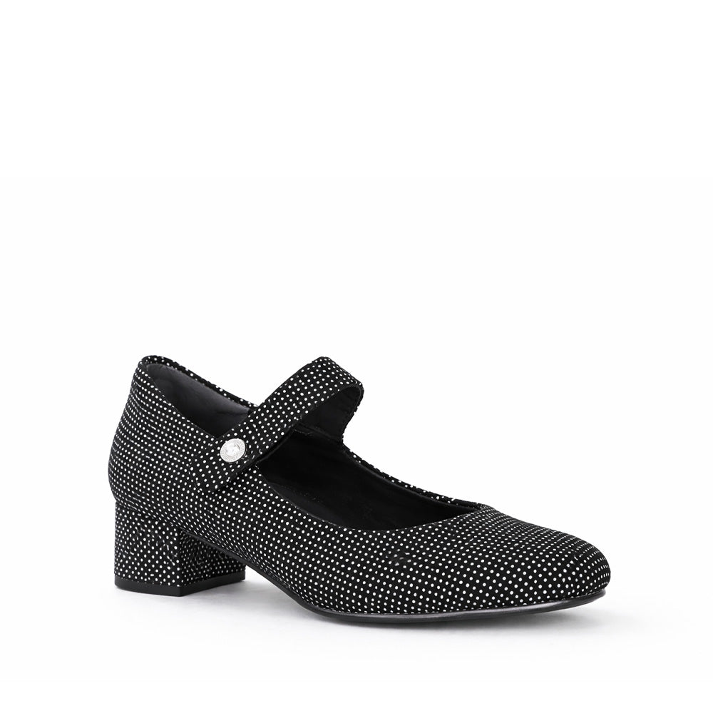 ZIERA KITTY BLACK SPOT - Women Heels - Collective Shoes 