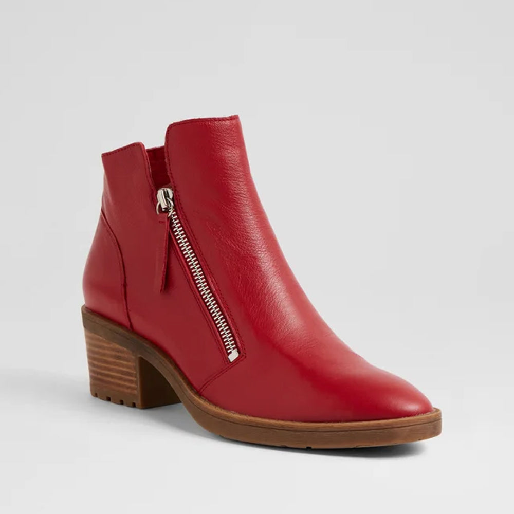 DJANGO & JULIETTE LETTICE RED - Women Boots - Collective Shoes 