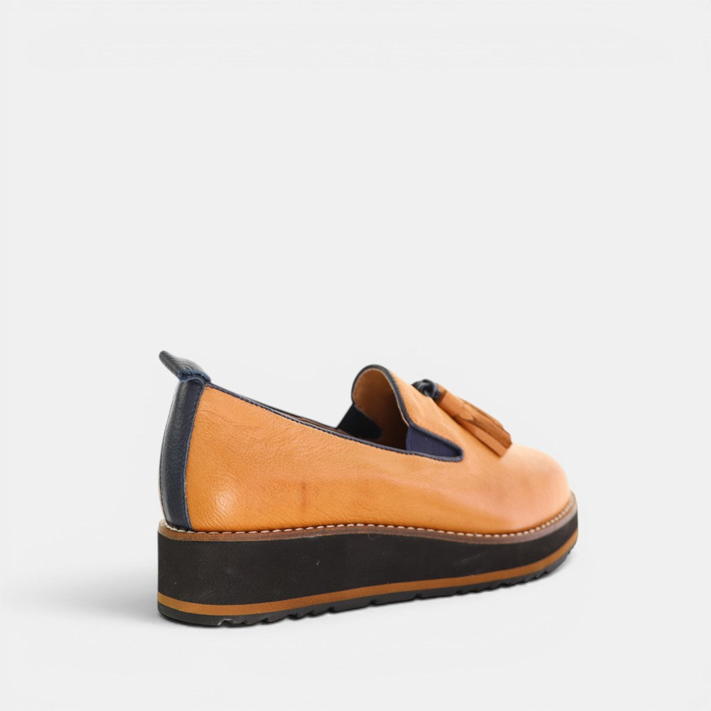 LE SANSA SWAN TAN/NAVY