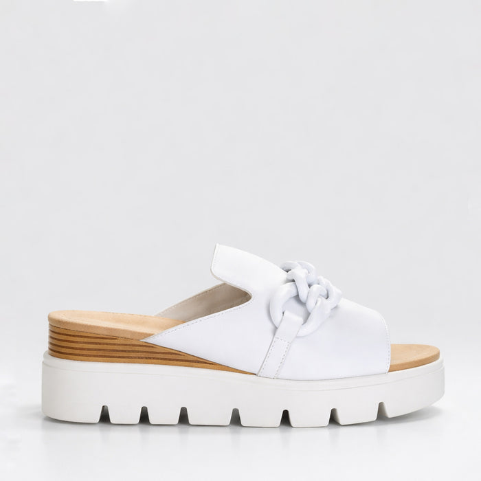 DJANGO & JULIETTE RABLISSY WHITE - Women Wedge - Collective Shoes 