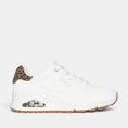 Load image into Gallery viewer, SKECHERS UNO JUNGLE NITE WHITE LEOPARD
