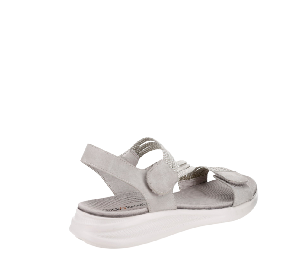 CC RESORTS FLORRIE LT GREY - Women Sandals - Collective Shoes 