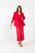Load image into Gallery viewer, DRAMA THE LABEL BRIANNA BLAZER SCARLET Women Blazers, Jackets & Coats - Zeke Collection NZ
