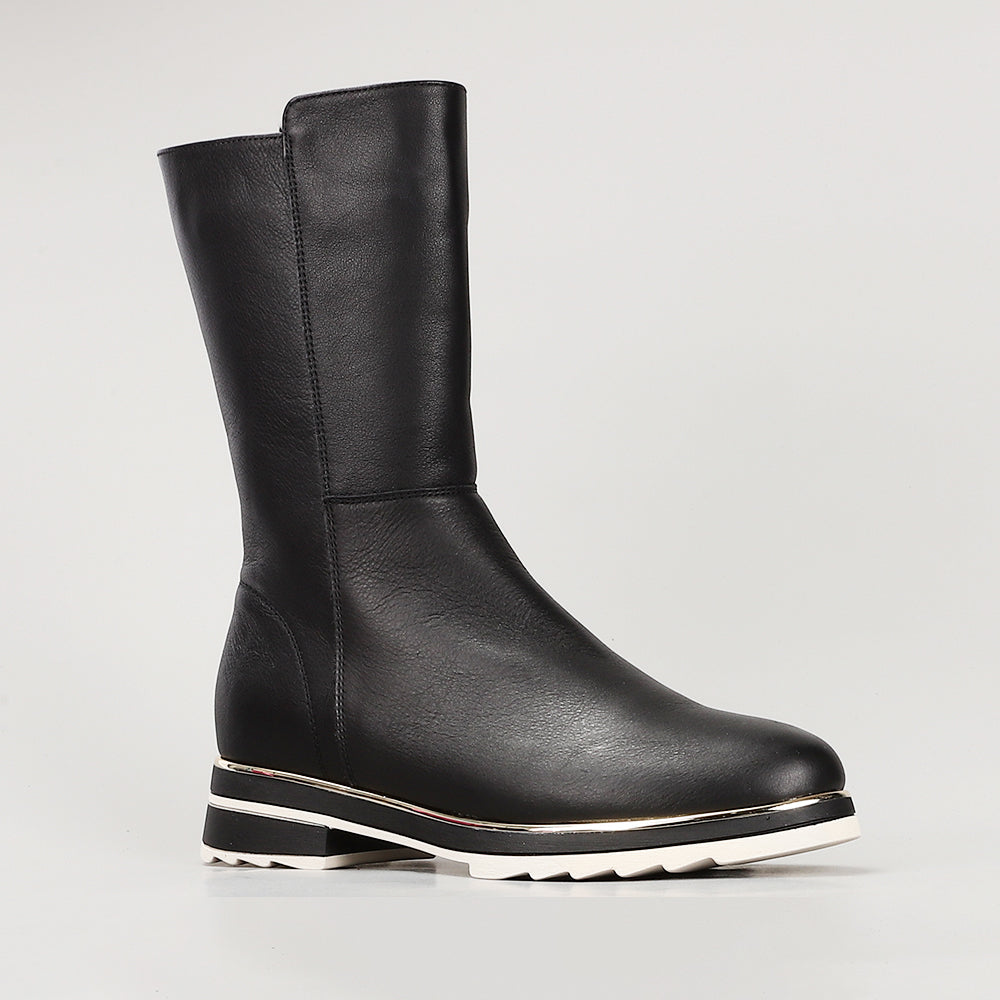 LE SANSA BUFFY BLACK - Women Boots - Collective Shoes 