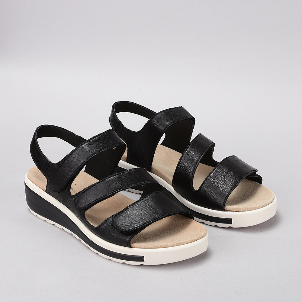 NAKED ARCHES HOLIDAY BLACK - Women Sandals - Collective Shoes 