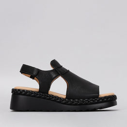 LE SANSA EMMELINE BLACK - Women Sandals - Collective Shoes 