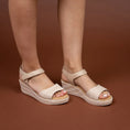 Load image into Gallery viewer, LE SANSA PILIA BEIGE - Women Sandals - Collective Shoes 
