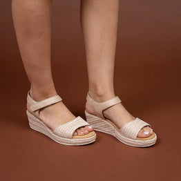 LE SANSA PILIA BEIGE - Women Sandals - Collective Shoes 