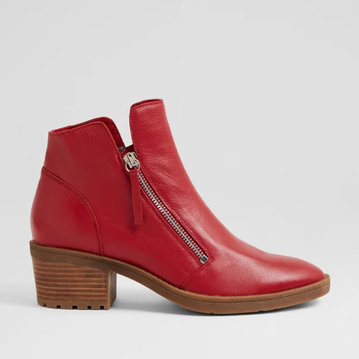 DJANGO & JULIETTE LETTICE RED - Women Boots - Collective Shoes 