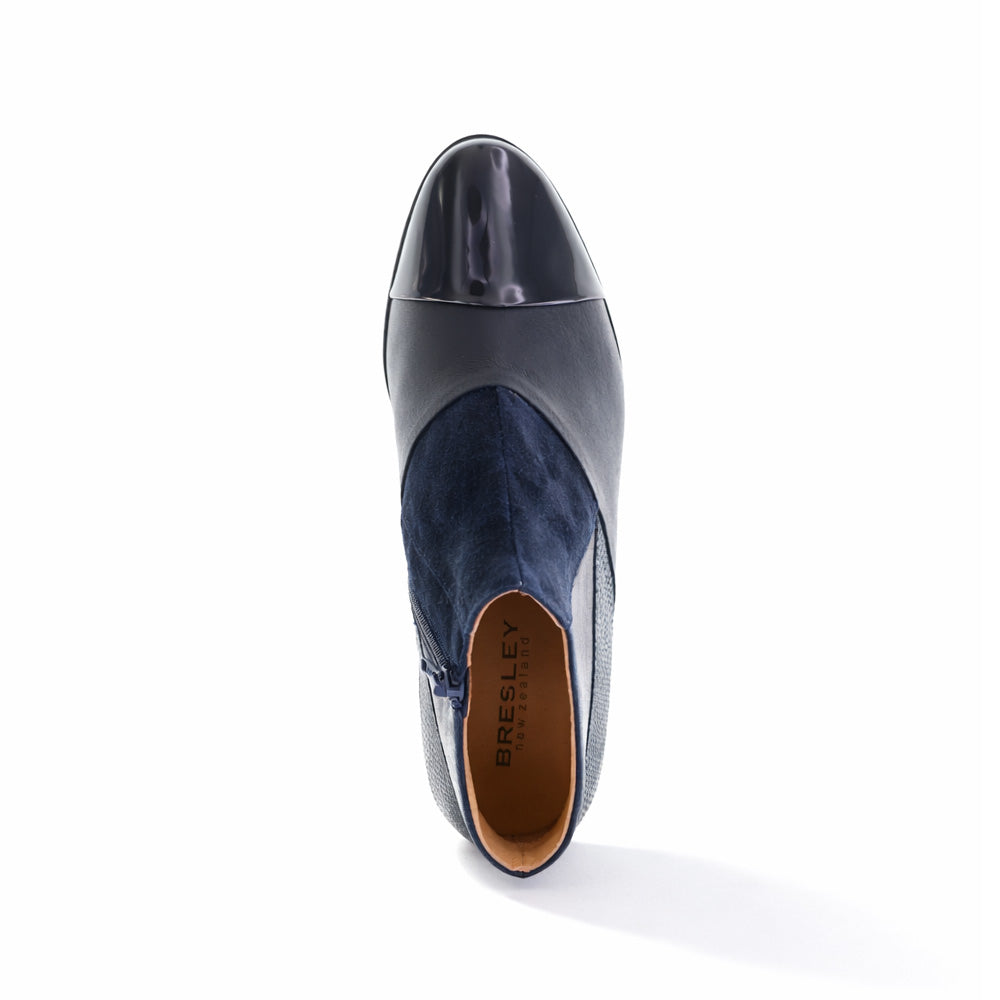 BRESLEY AWARD NAVY MIX - Women Boots - Collective Shoes 