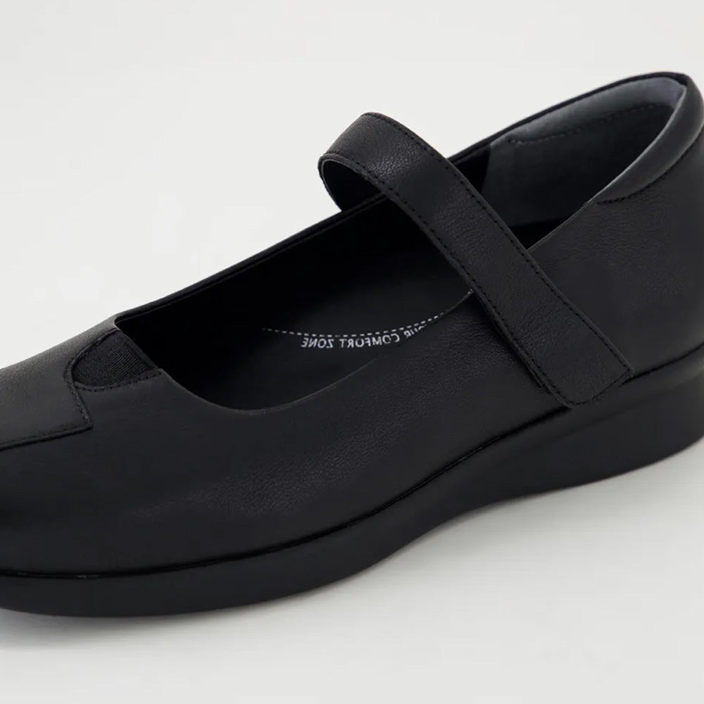 ZIERA RHAPSODY BLACK - Women Flats - Collective Shoes 