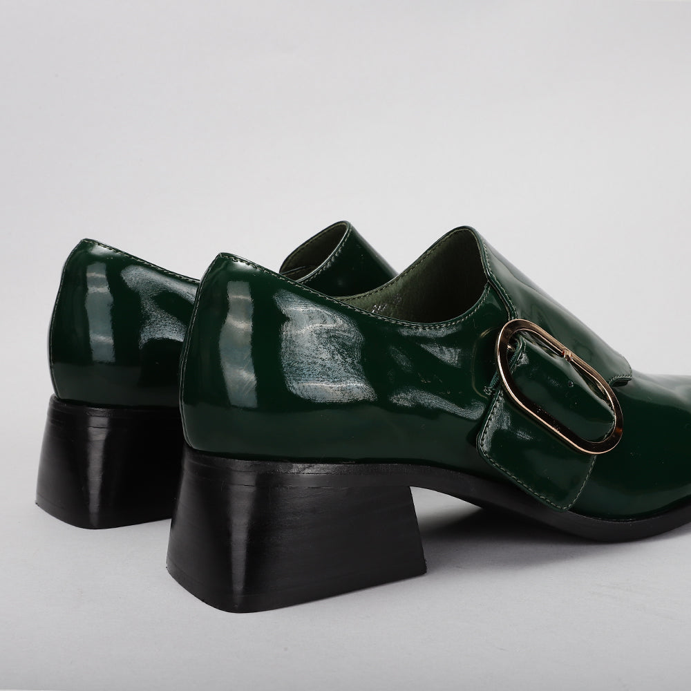 LE SANSA RICE BOTTLE GREEN - Women Loafers - Collective Shoes 