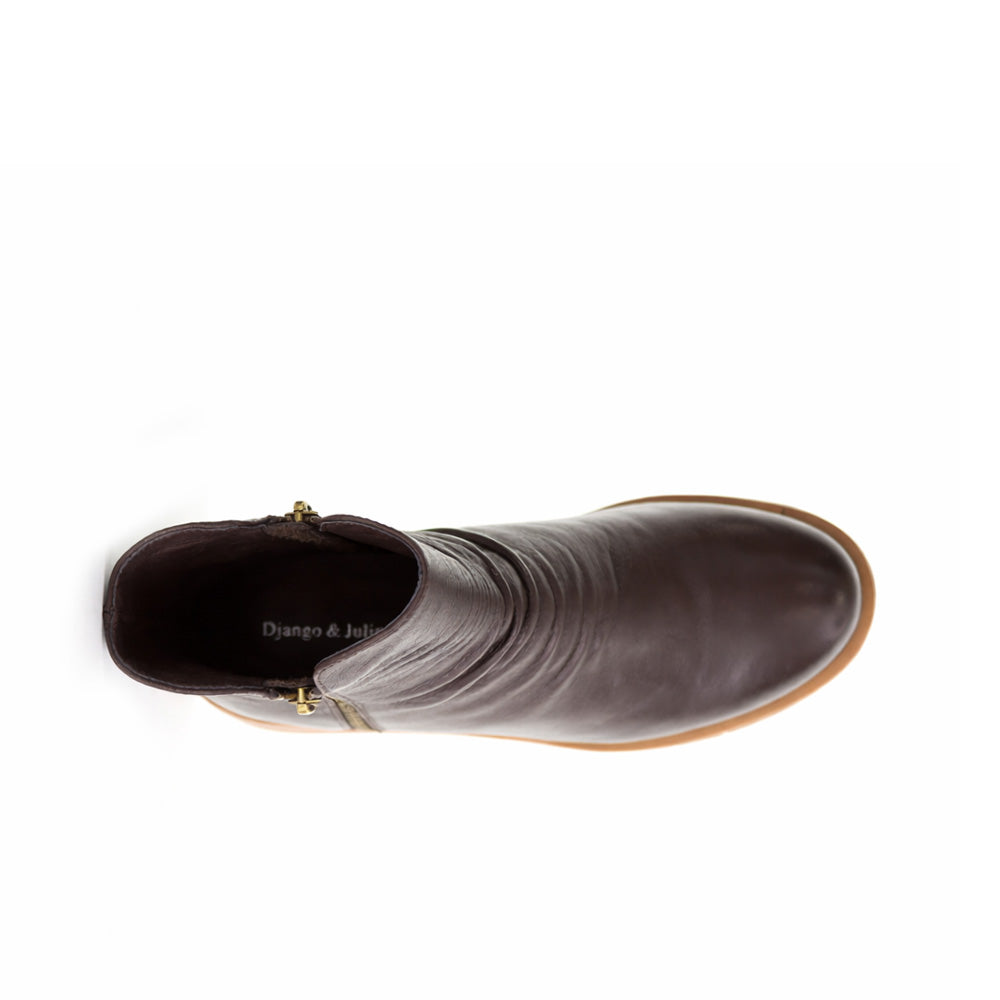 DJANGO & JULIETTE GANNI CHOC - Women Boots - Collective Shoes 