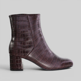 LE SANSA ROCKET CHOCOLATE CROC - Women BOOTS - Collective Shoes 