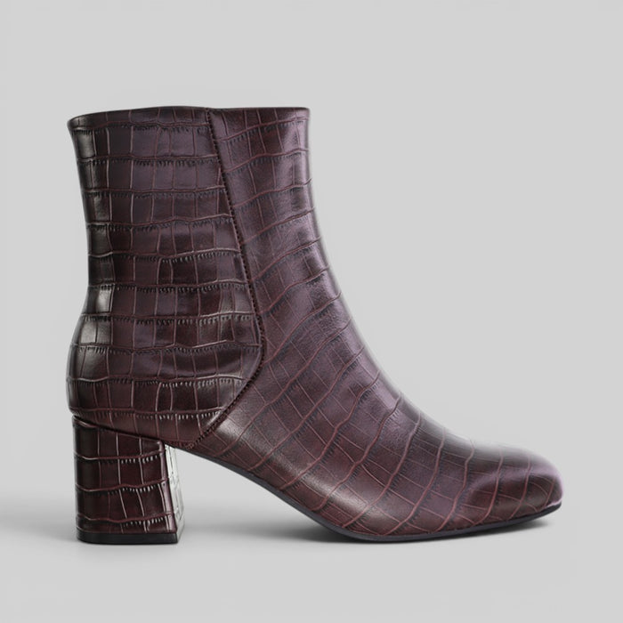 LE SANSA ROCKET CHOCOLATE CROC - Women BOOTS - Collective Shoes 
