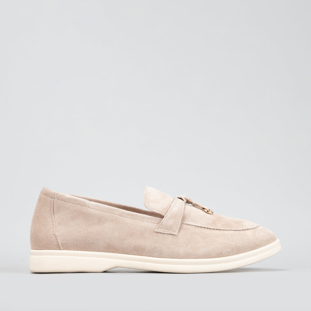LE SANSA CAPRI TAUPE SUEDE