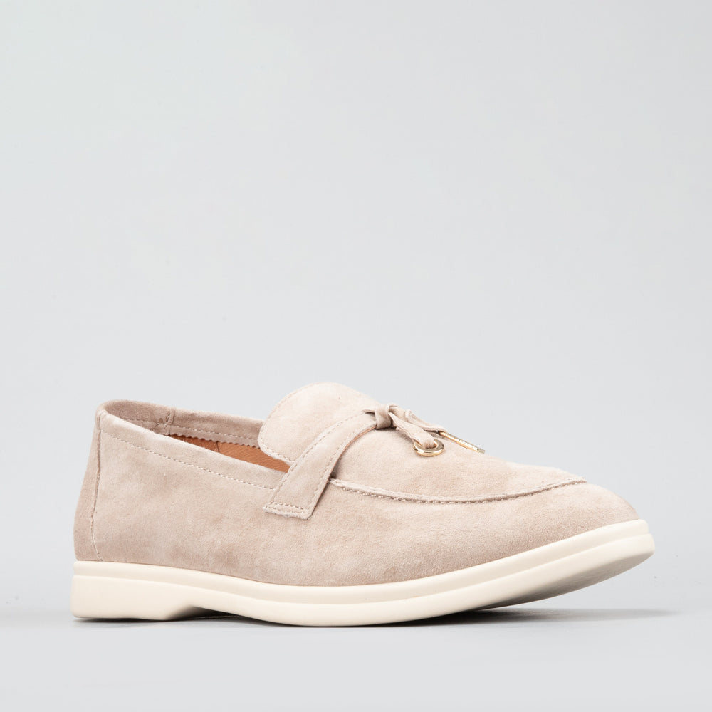 LE SANSA CAPRI TAUPE SUEDE
