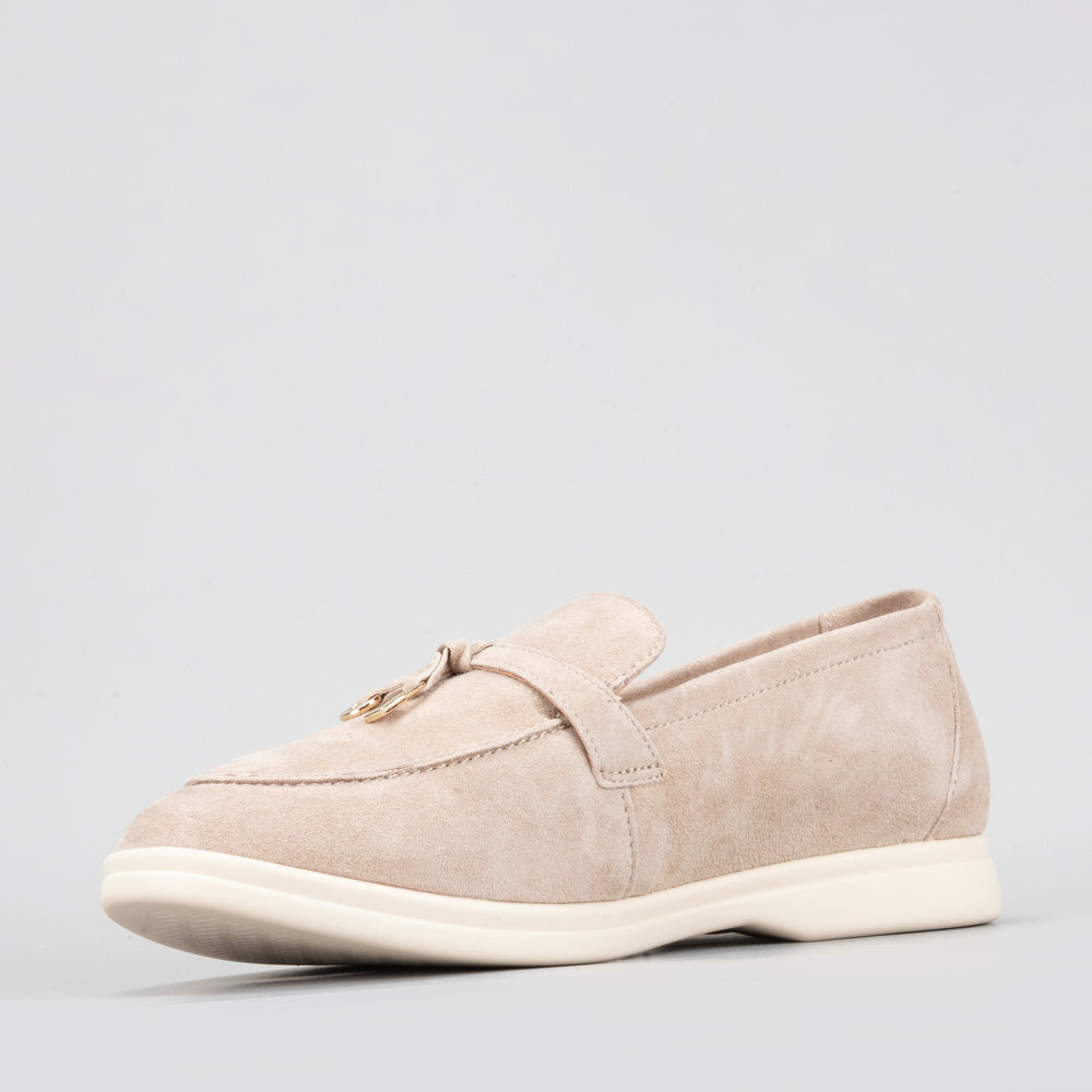 LE SANSA CAPRI TAUPE SUEDE