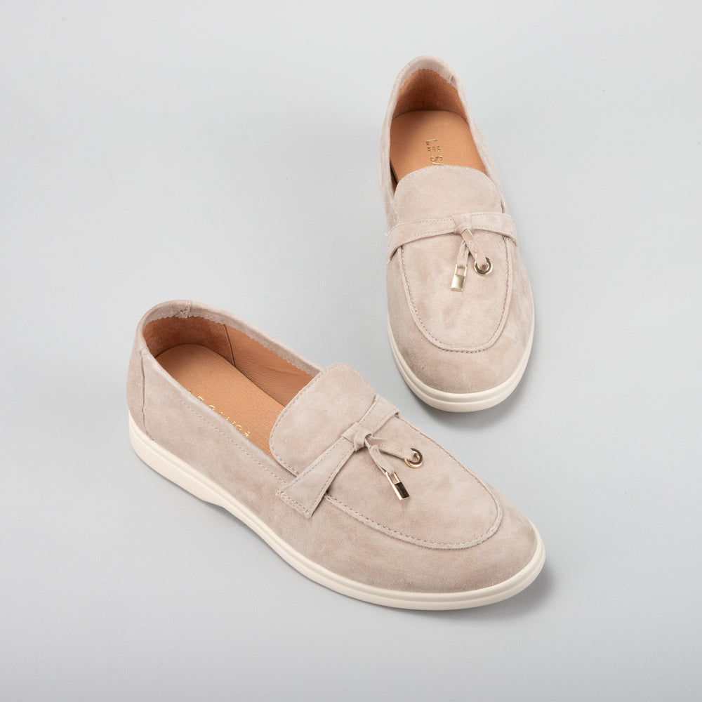 LE SANSA CAPRI TAUPE SUEDE