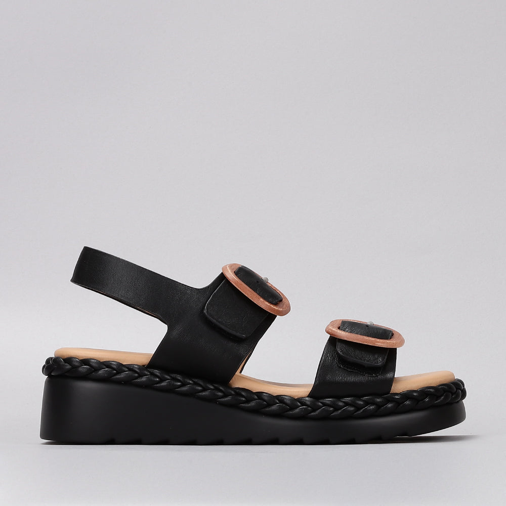 LE SANSA EMERY BLACK - Women Sandals - Collective Shoes 