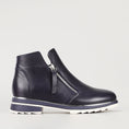 Load image into Gallery viewer, LE SANSA BASEL NAVY - Women Boots - Collective Shoes 
