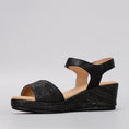 Load image into Gallery viewer, LE SANSA PILIA BLACK - Women Sandals - Collective Shoes 
