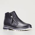 Load image into Gallery viewer, LE SANSA BASEL NAVY - Women Boots - Collective Shoes 
