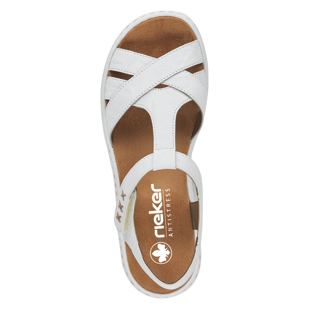 RIEKER 65919-80 WHITE - Women Sandals - Collective Shoes 