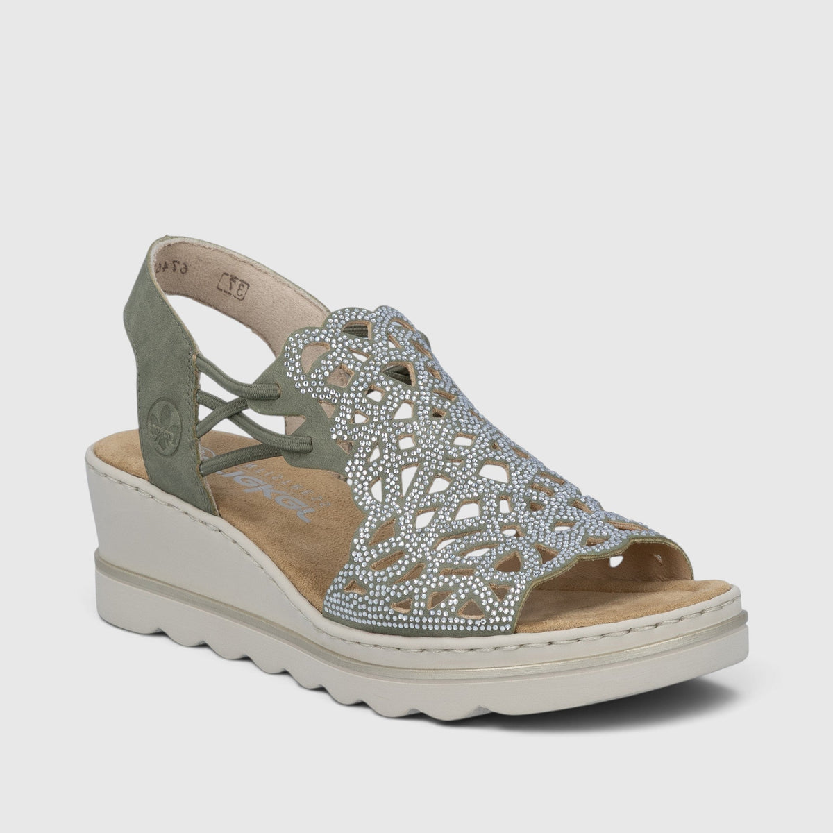RIEKER WEMBLEY 67465/52 OLIVE GREEN