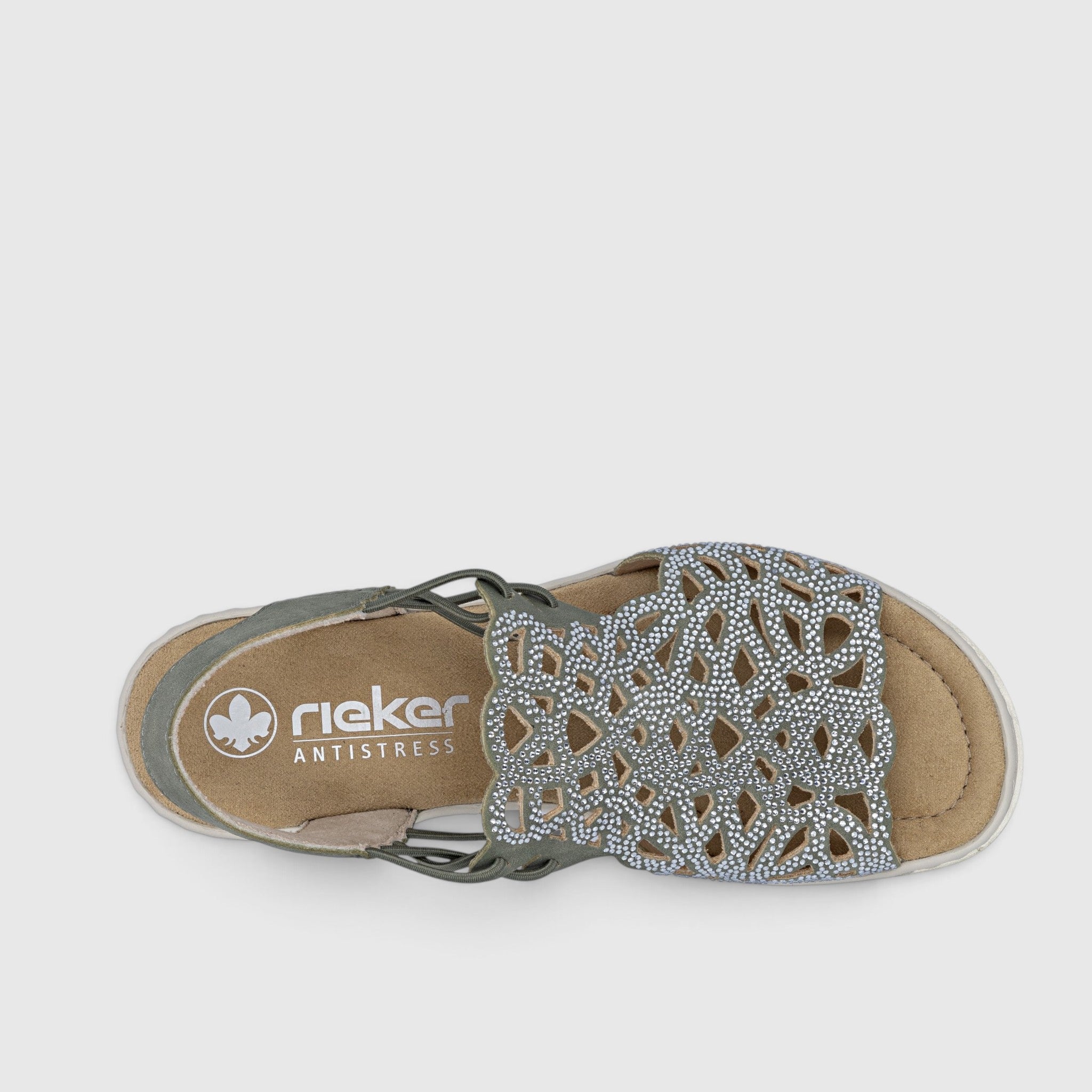 RIEKER WEMBLEY 67465/52 OLIVE GREEN