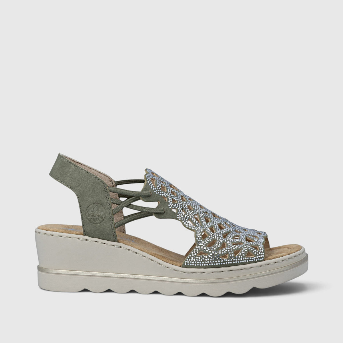 RIEKER WEMBLEY 67465/52 OLIVE GREEN