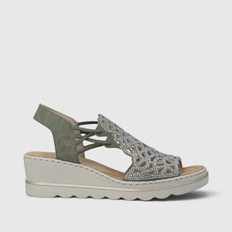 RIEKER WEMBLEY 67465/52 OLIVE GREEN