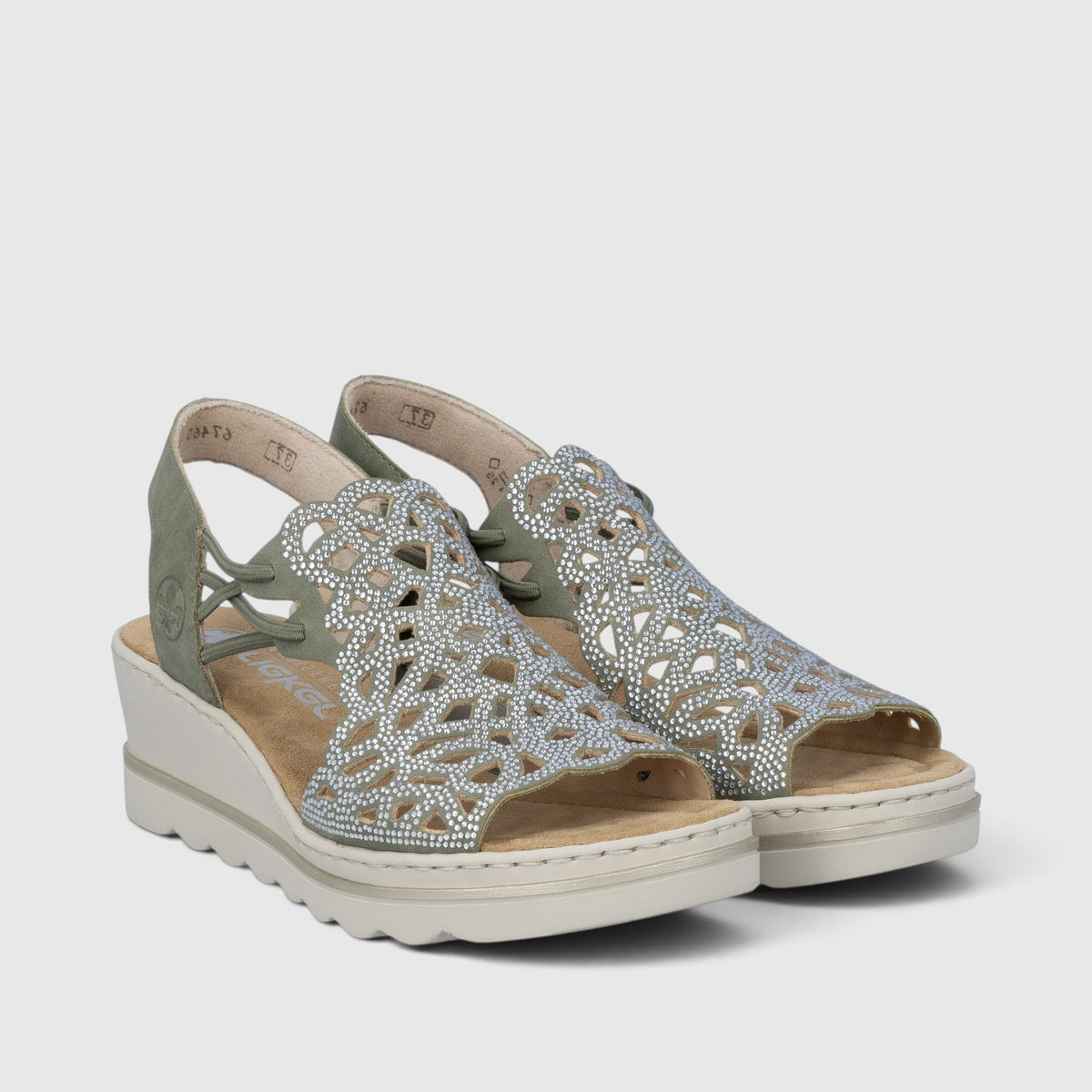 RIEKER WEMBLEY 67465/52 OLIVE GREEN