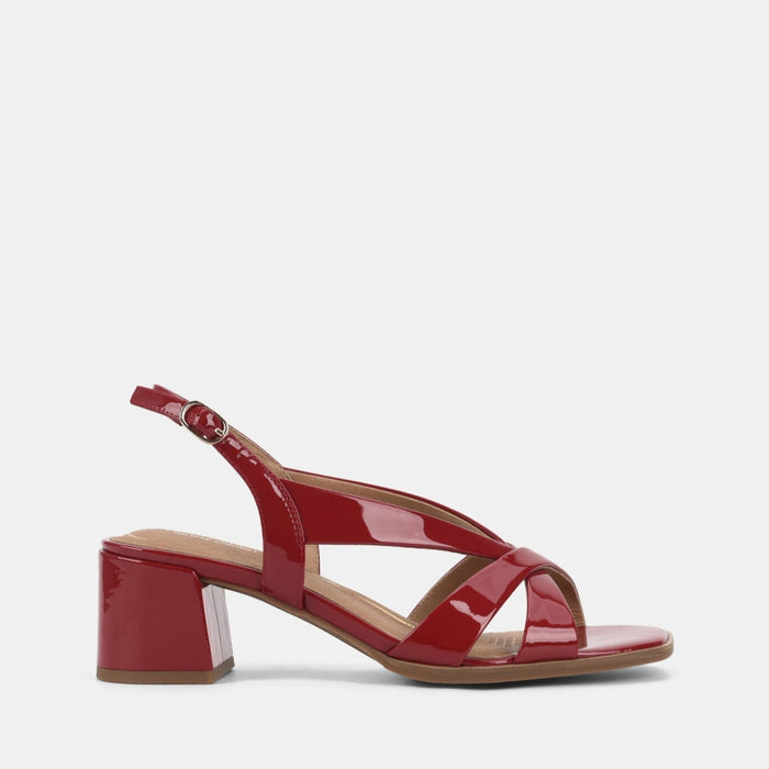 HUSH PUPPIES KABOO RED PATENT - Women Sandals - Collective Shoes 