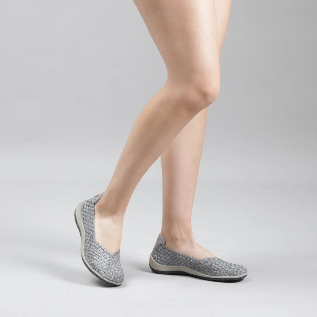 CC RESORTS SUGAR PEWTER - Women Flats - Collective Shoes 