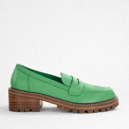 LE SANSA ZOEY FERN GREEN - Women Loafers - Collective Shoes 