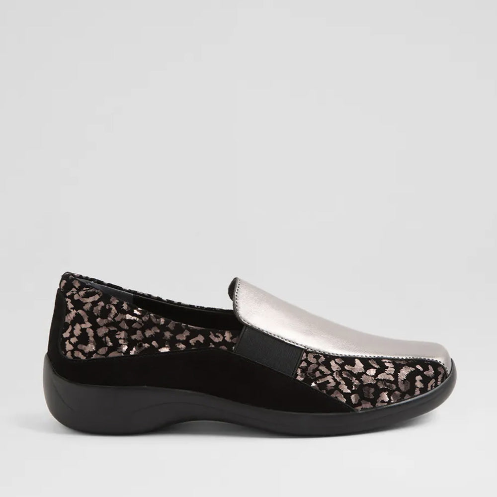ZIERA JOKEA PEWTER MULTI - Women Loafers - Collective Shoes 
