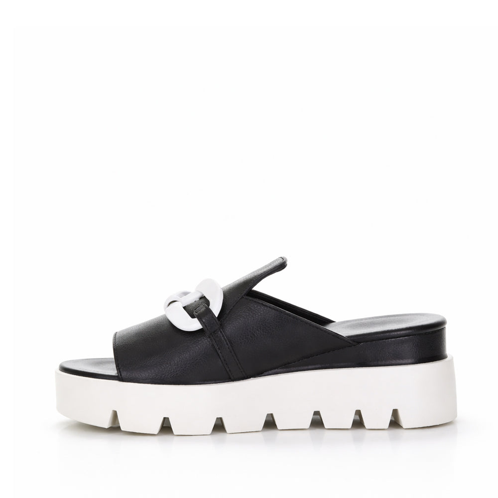 DJANGO & JULIETTE RABLISSY BLACK - Women Wedge - Collective Shoes 