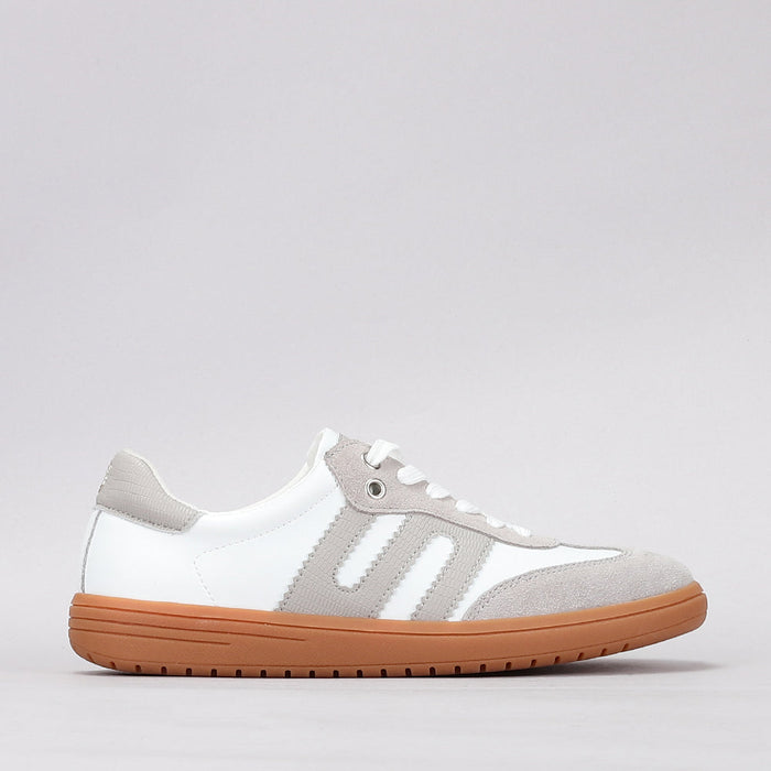 LE SANSA JUNO WHITE / LT GREY - Women Sneakers - Collective Shoes 
