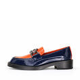 Load image into Gallery viewer, BRESLEY PLASMA NAVY ORANGE - Women Loafers - Collective Shoes 
