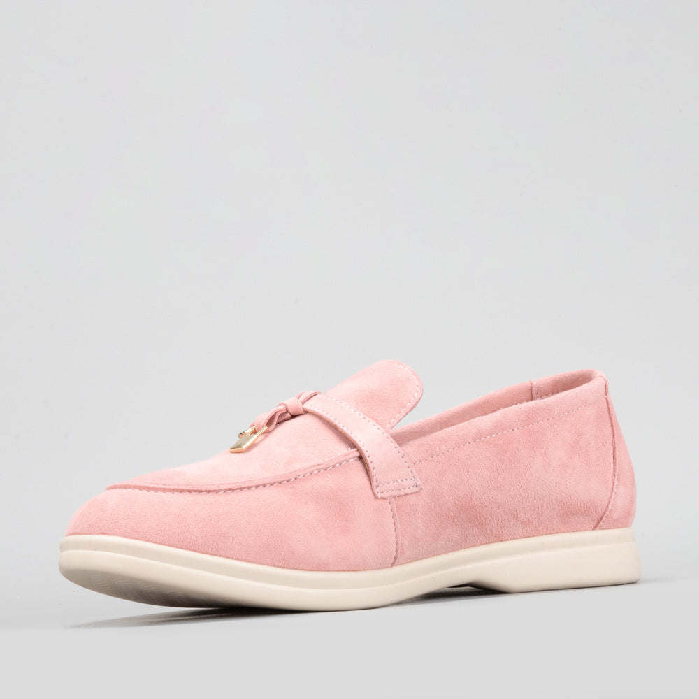 LE SANSA CAPRI BABY PINK  SUEDE