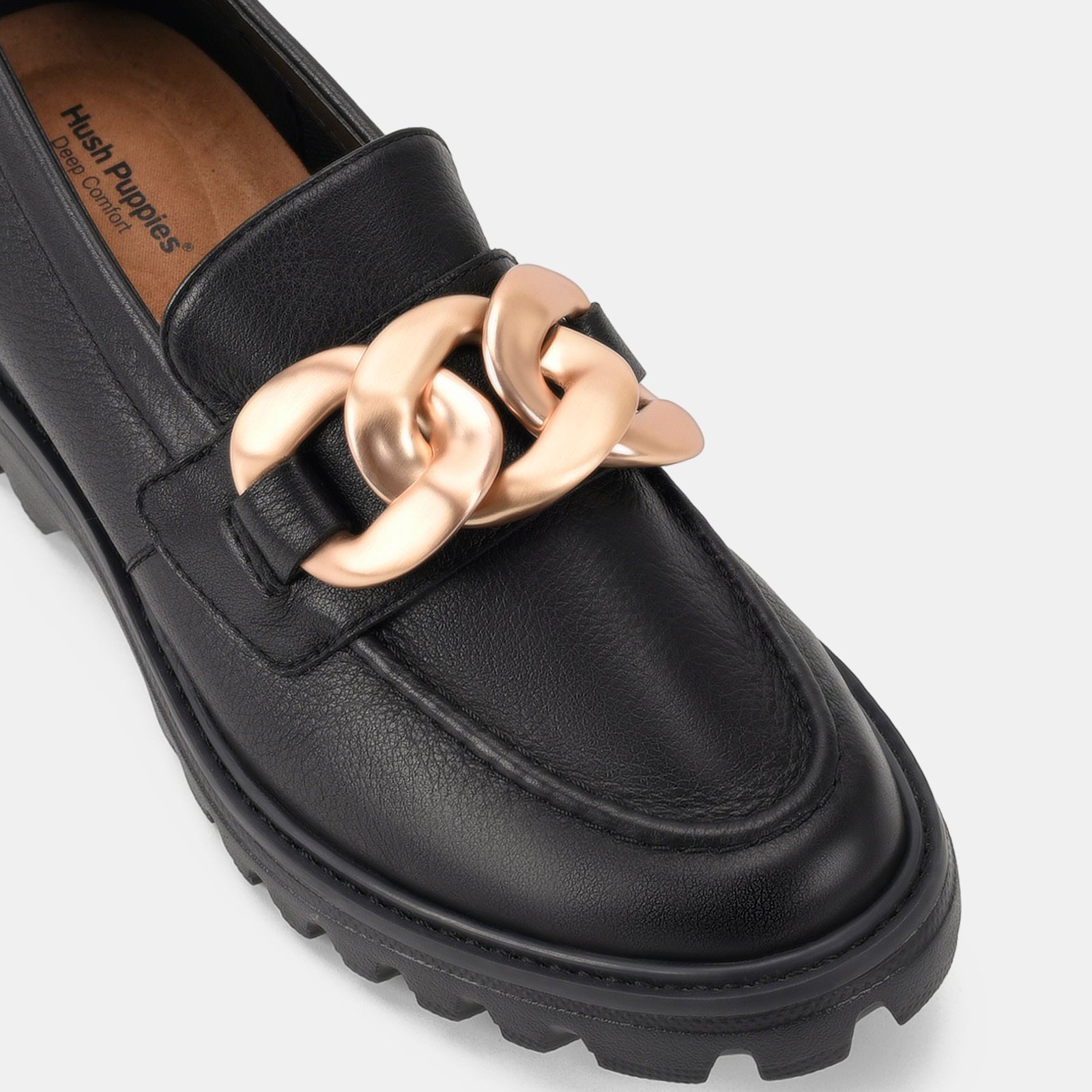 HUSH PUPPIES BROOKLYN BLACK GOLD