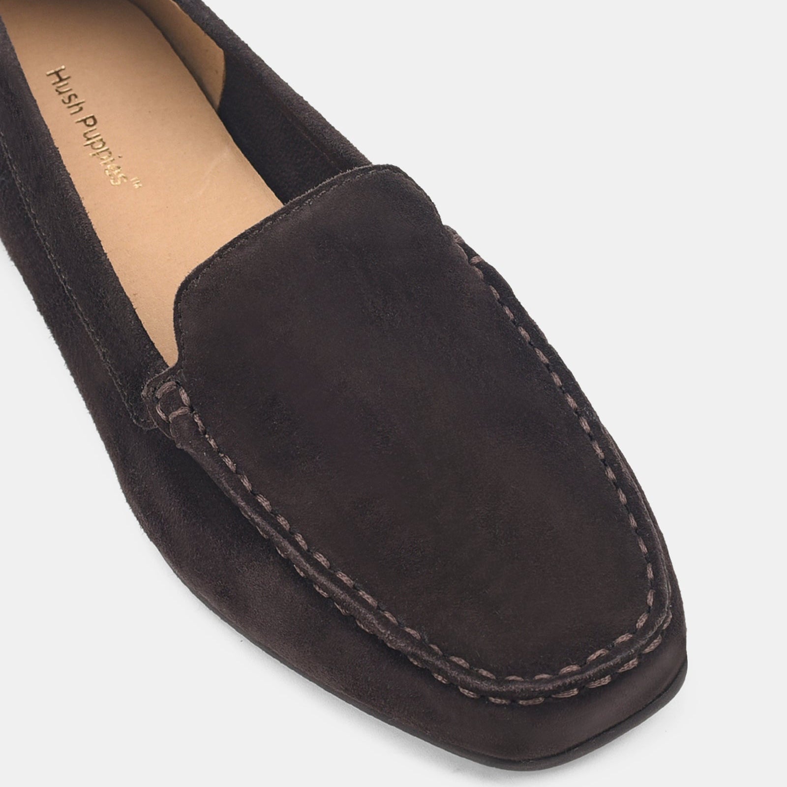 HUSH PUPPIES KAIROS GROUND COFFEE SUEDE