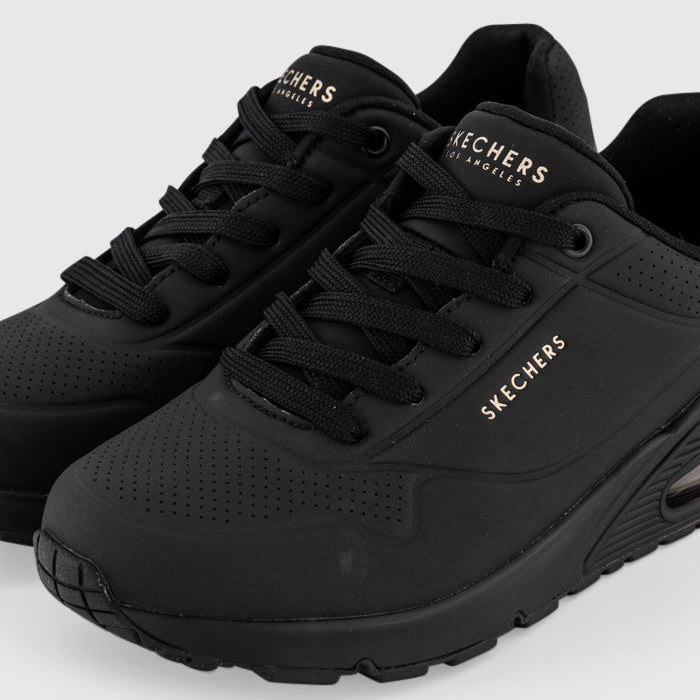 SKECHERS UNO STAND ON AIR BLACK - Women Sneakers - Collective Shoes 