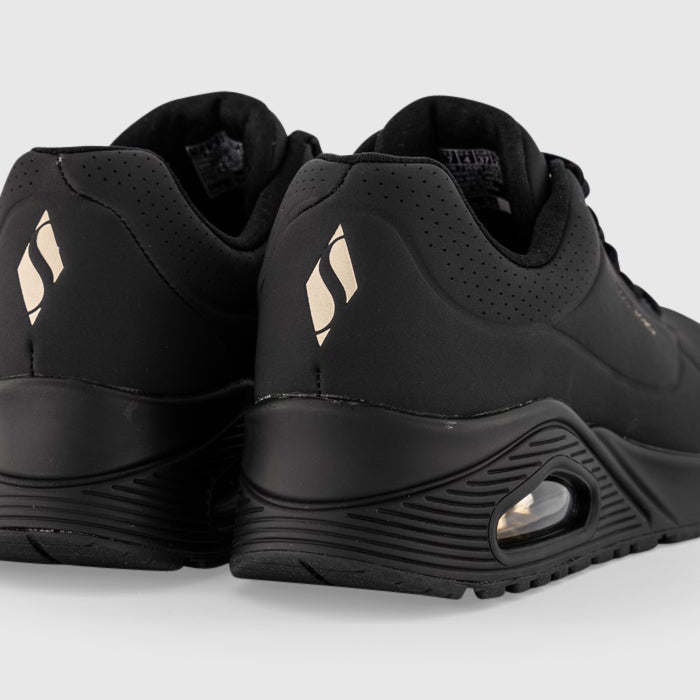 SKECHERS UNO STAND ON AIR BLACK - Women Sneakers - Collective Shoes 