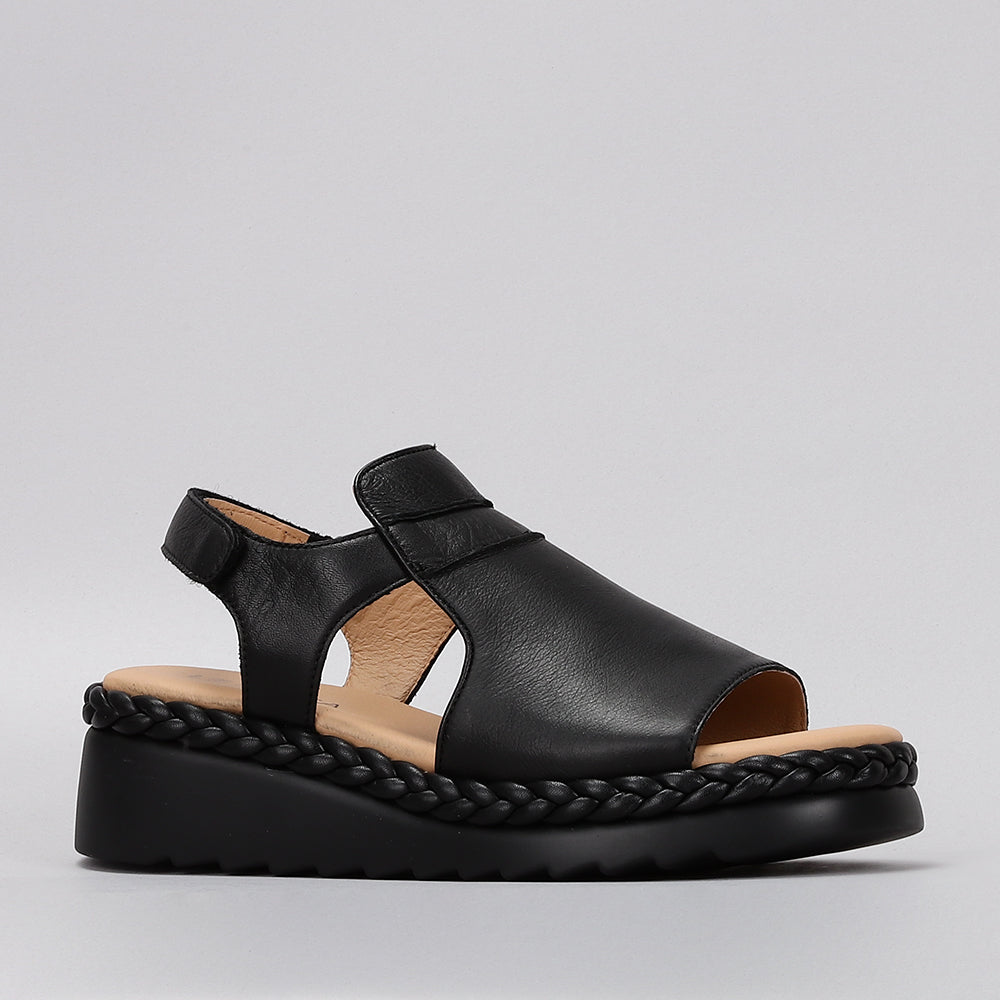 LE SANSA EMMELINE BLACK - Women Sandals - Collective Shoes 