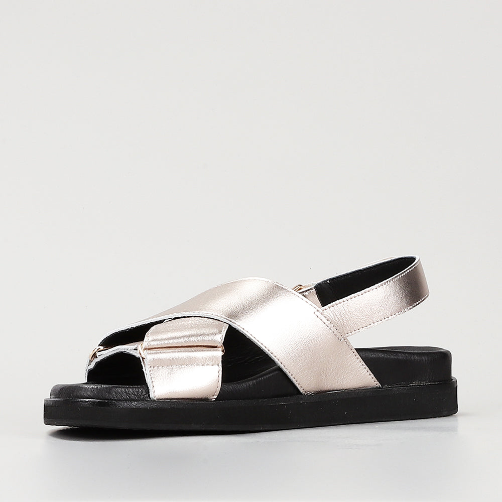 NAKED ARCHES MARLO CHAMPAGNE - Women Sandals - Collective Shoes 