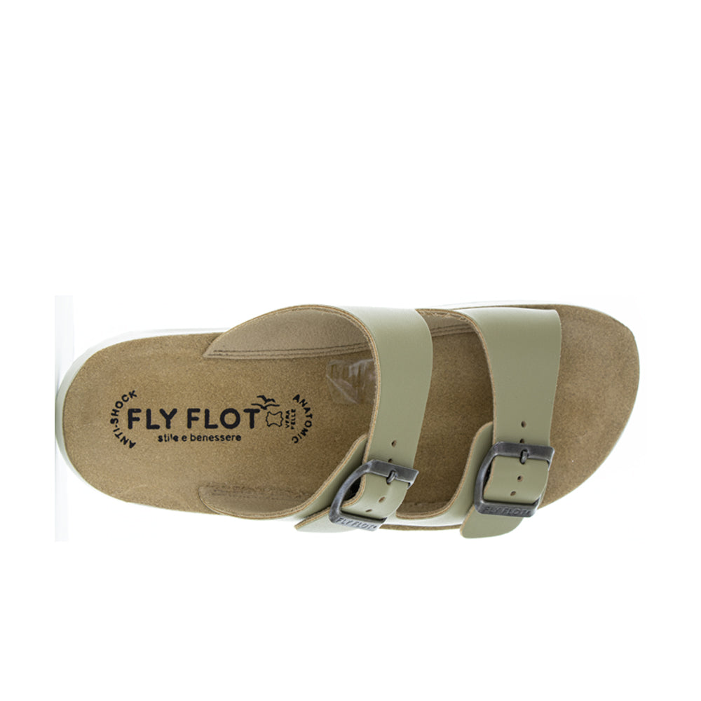 FLY FLOT 77G64 2C LIGHT GREEN - Women slippers - Collective Shoes 