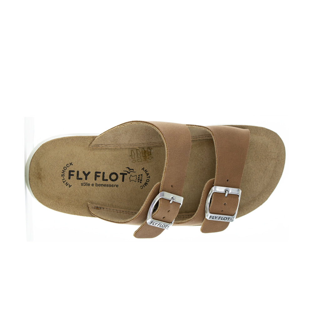FLY FLOT 77G64 2C TAN - Women slippers - Collective Shoes 