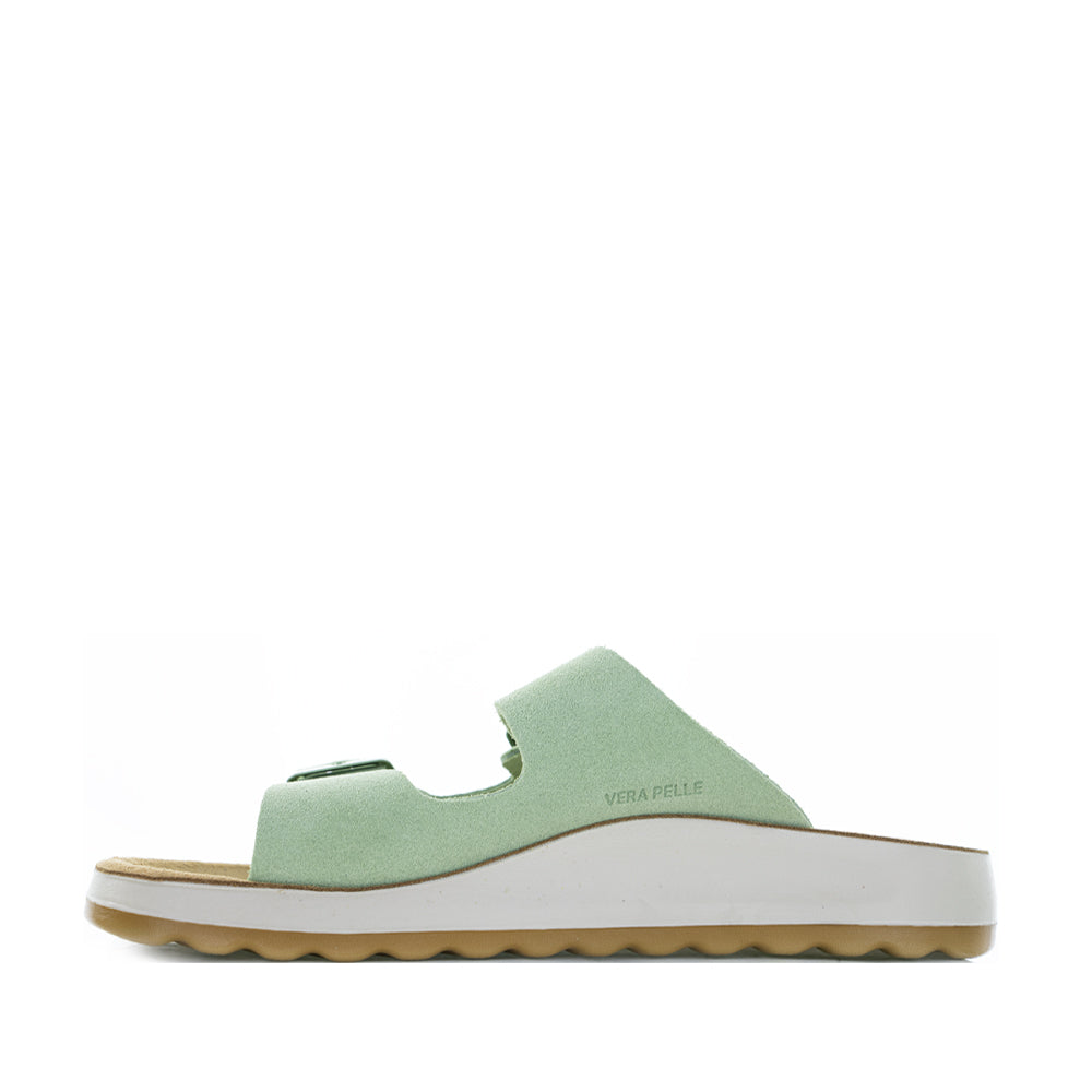 FLY FLOT 77G64 2C WATER GREEN - Women slippers - Collective Shoes 